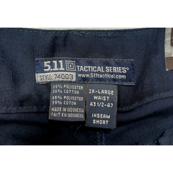 5.11 Tactical Ripstop TDU Navy Blue Cargo Pants Men's Size 2XL/Short (43-47) - Picture 8 of 12